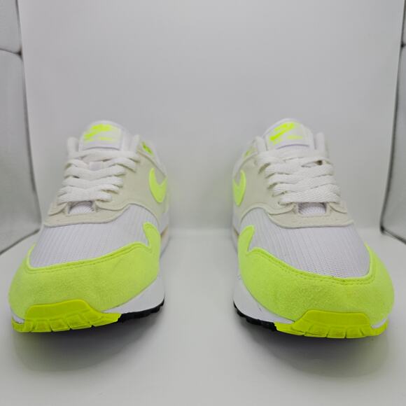 Nike Air Max 1 White Volt Neon Womens 8.5 Sneakers - Picture 3 of 11